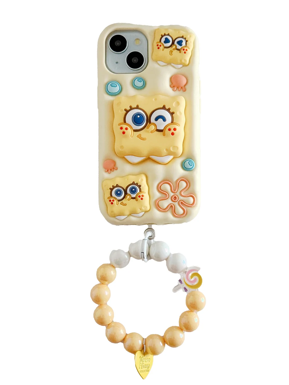 3D SpongeBob Soft Silicone Phone Case
