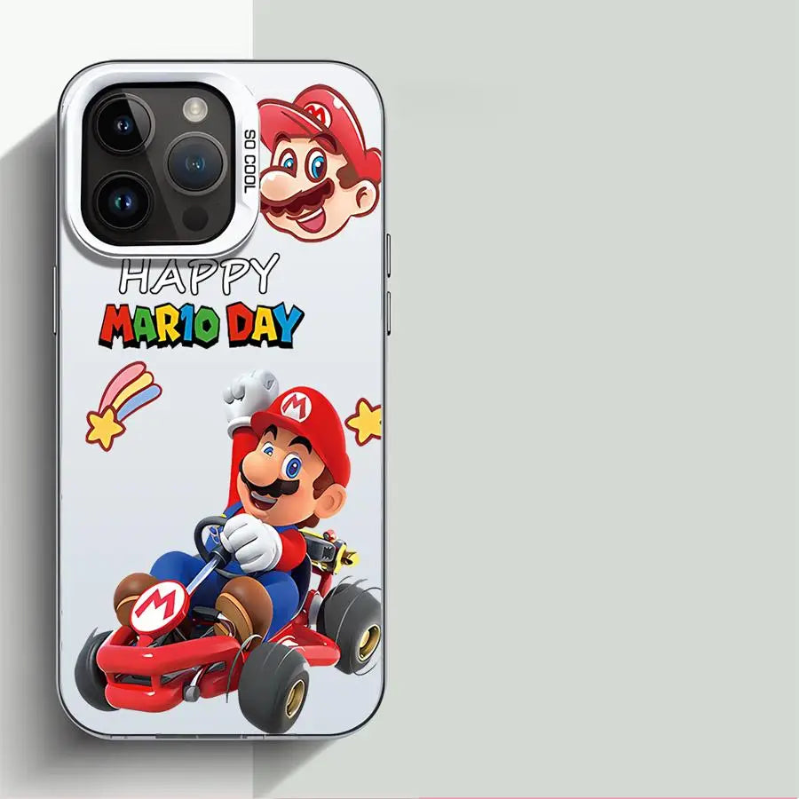 Supers M-Marios Cartoon Phone Case for iPhone