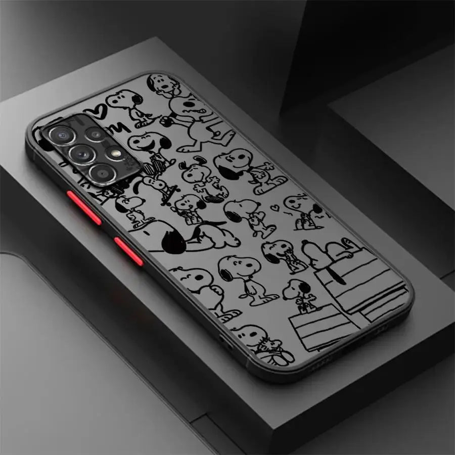Snoopy Astronaut Cartoon Case for Samsung Galaxy