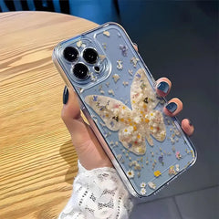 Floral Butterfly Phone Case for iPhone