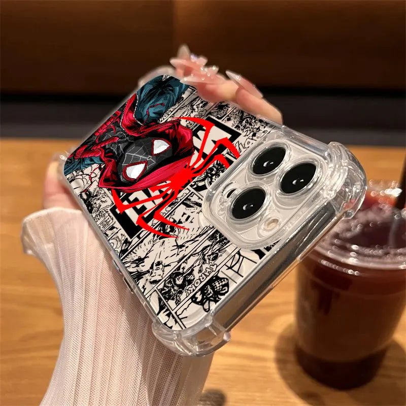 Spider-Man Clear iPhone Case