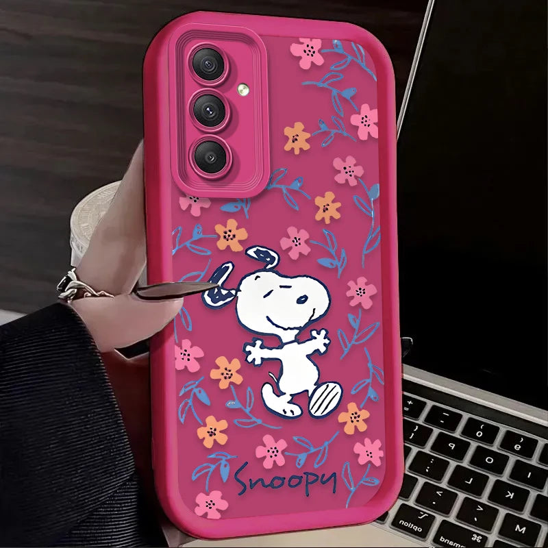 Snoopy Flower Samsung Case