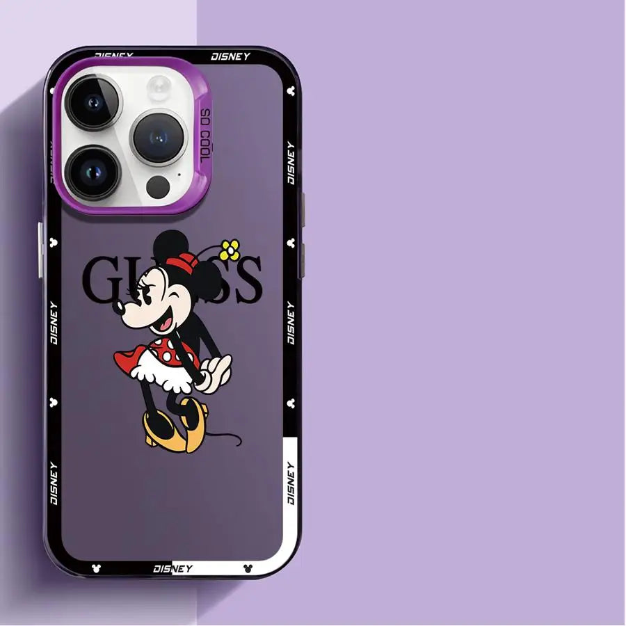 Mickey & Minnie Cartoon Soft iPhone Case