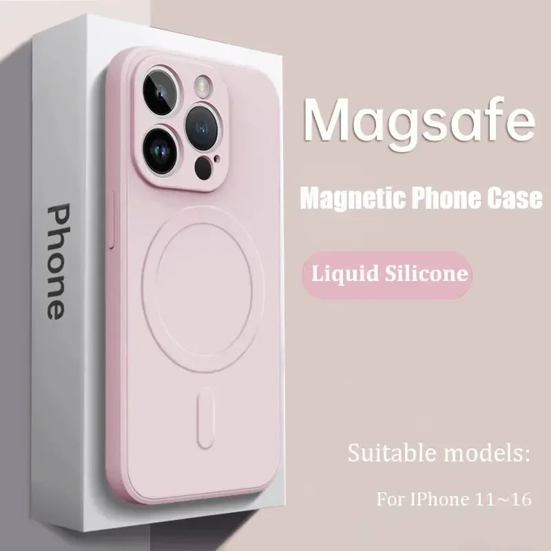 Liquid Silicone Magnetic Phone Case