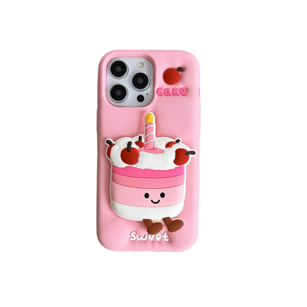 Donut Cookies Silicone Phone Case