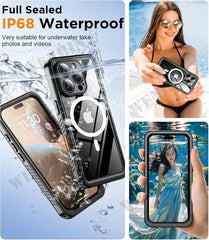 IP68 Waterproof Full-Body Case for iPhone with MagSafe Protection