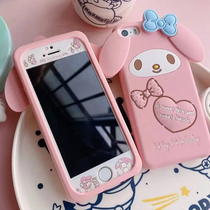 3D My Melody Silicone Case for iPhone