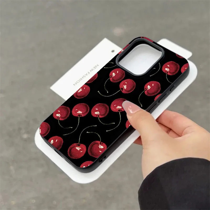 Cherry Pattern Phone Case for iPhone