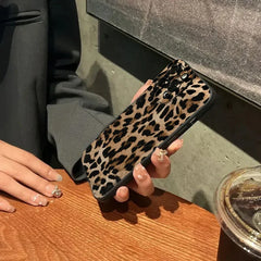 Leopard Print Soft Silicone Phone Case