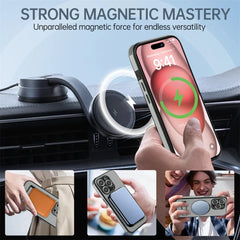 Magnetic Leather iPhone Case with Stand