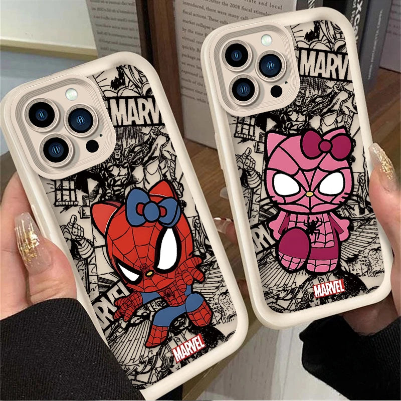 Spider-Man & Hello Kitty Phone Case