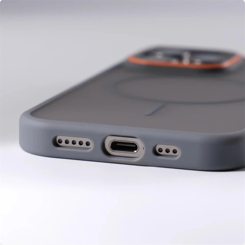 Matte Translucent Magnetic Phone Case
