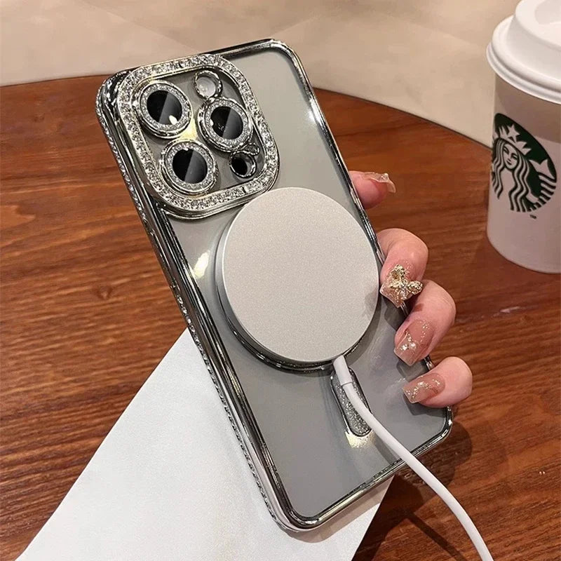 Glitter Magnetic Case for iPhone