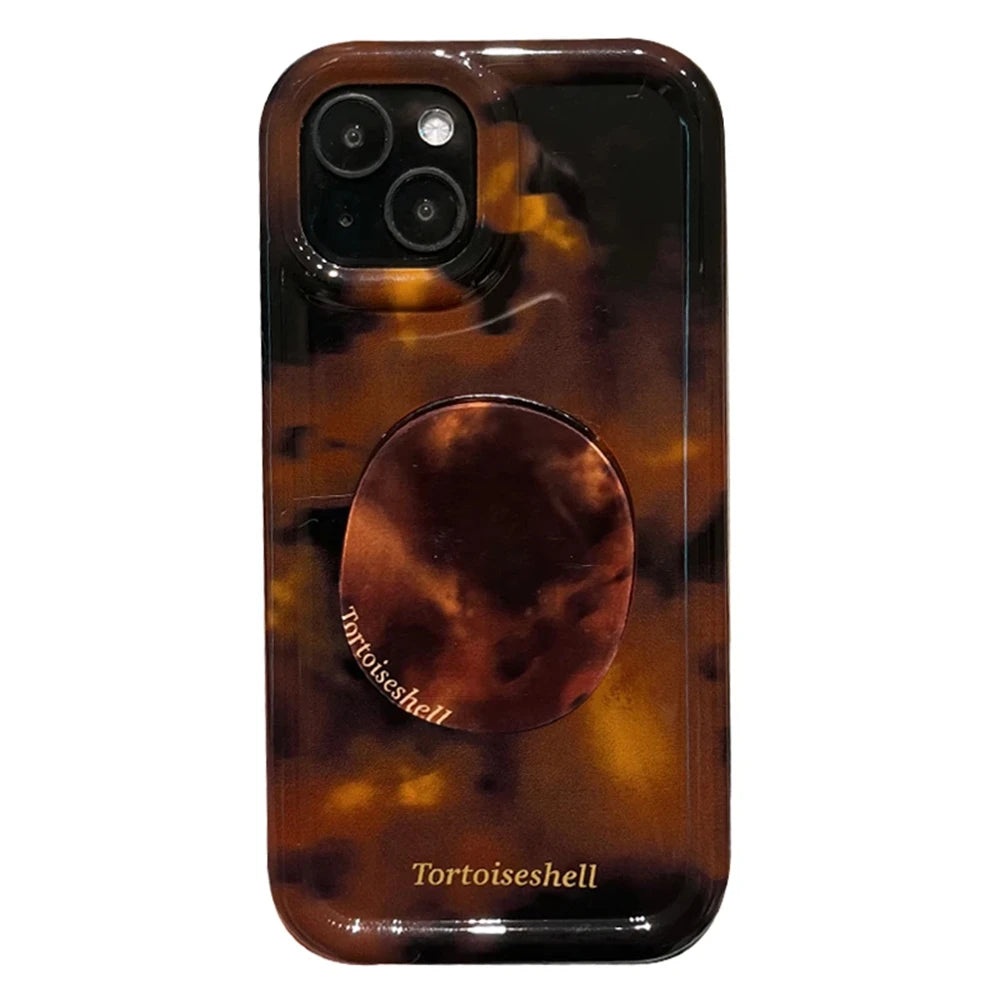 Amber Tortoiseshell Holder Phone Case