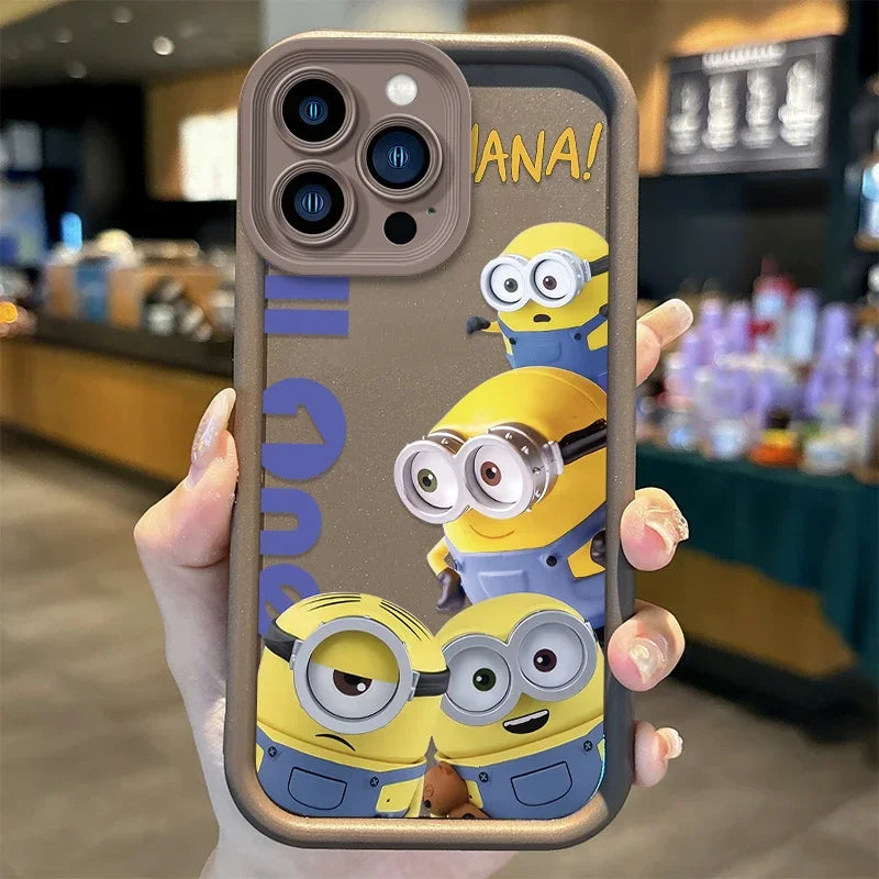 Cute Minions Cartoon iPhone Case