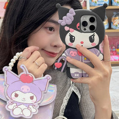 Hello Kitty & Kuromi Handbag Phone Case
