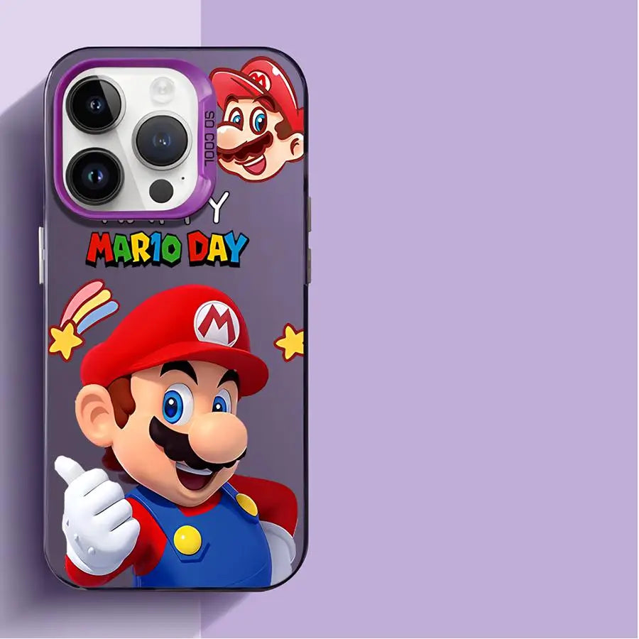 Supers M-Marios Cartoon Phone Case for iPhone