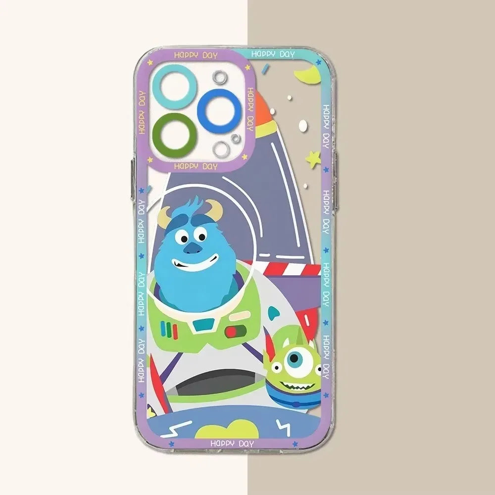 Monsters University Clear Phone Case