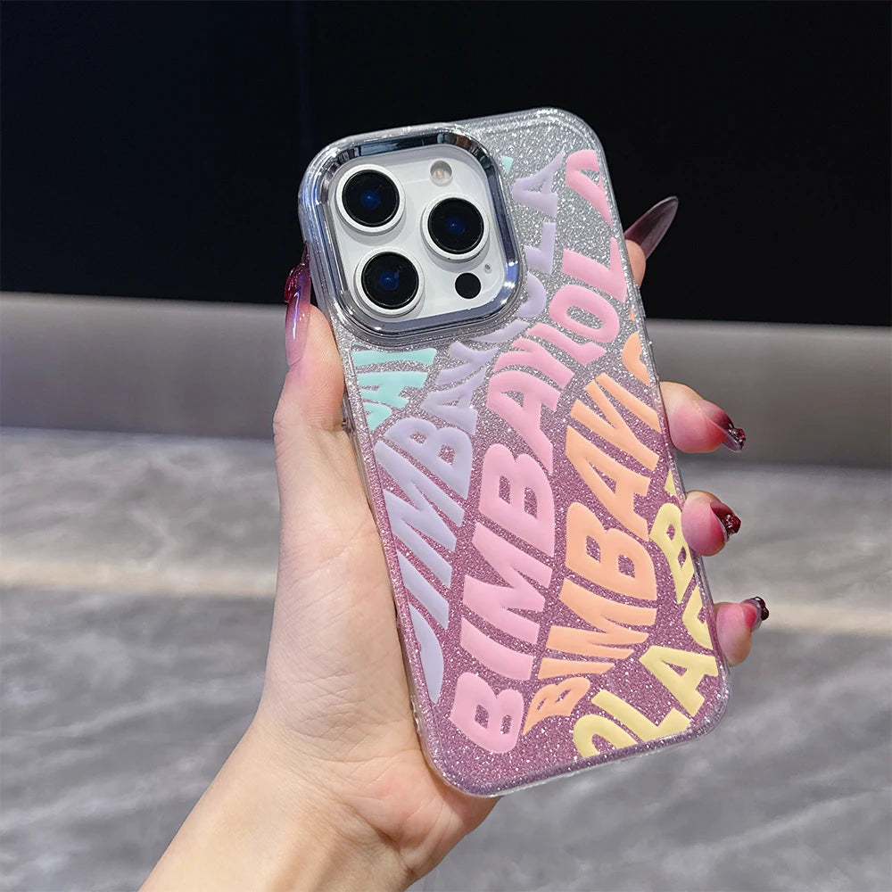 Spanish Letters Transparent Phone Case