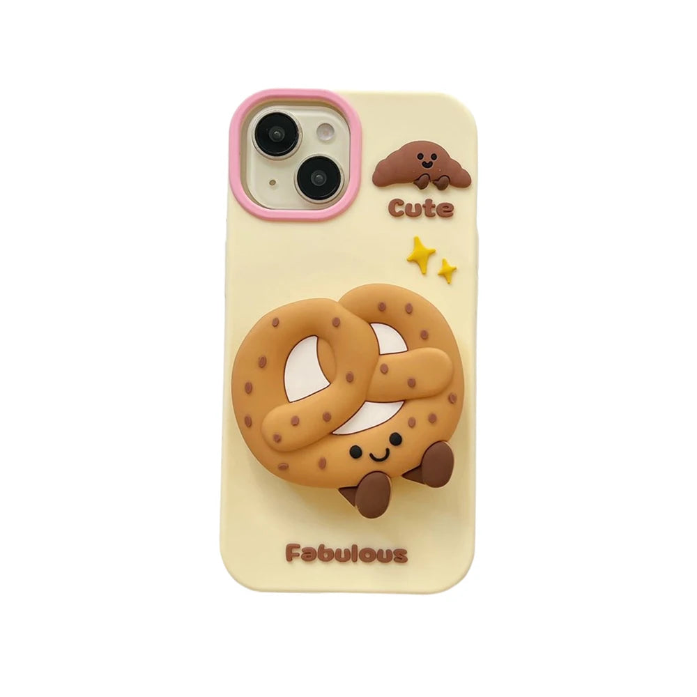 Donut Cookies Silicone Phone Case