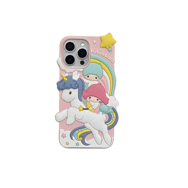 Twin Stars Silicone Phone Case
