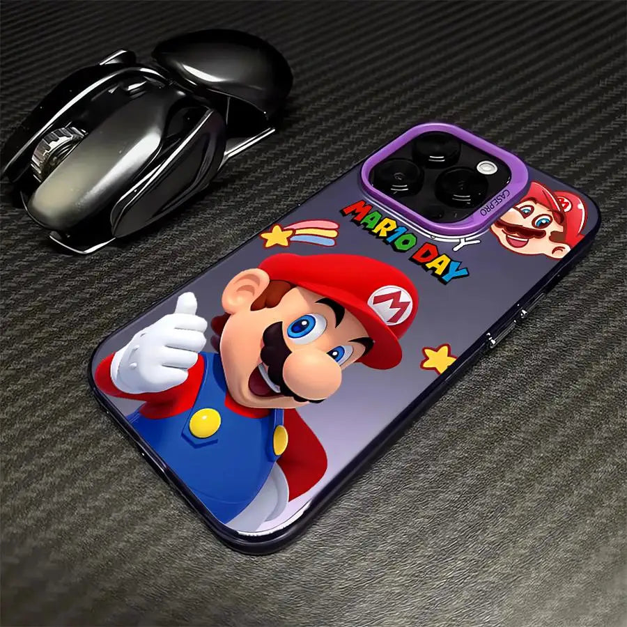 Supers M-Marios Cartoon Phone Case for iPhone