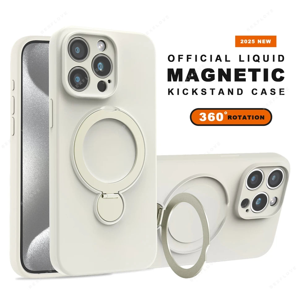 Magsafe Silicone Stand iPhone Case