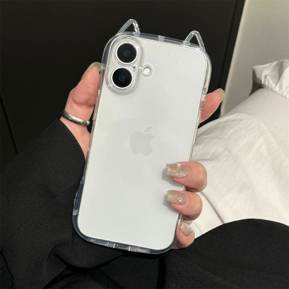 3D Cat Ears Case for iPhone