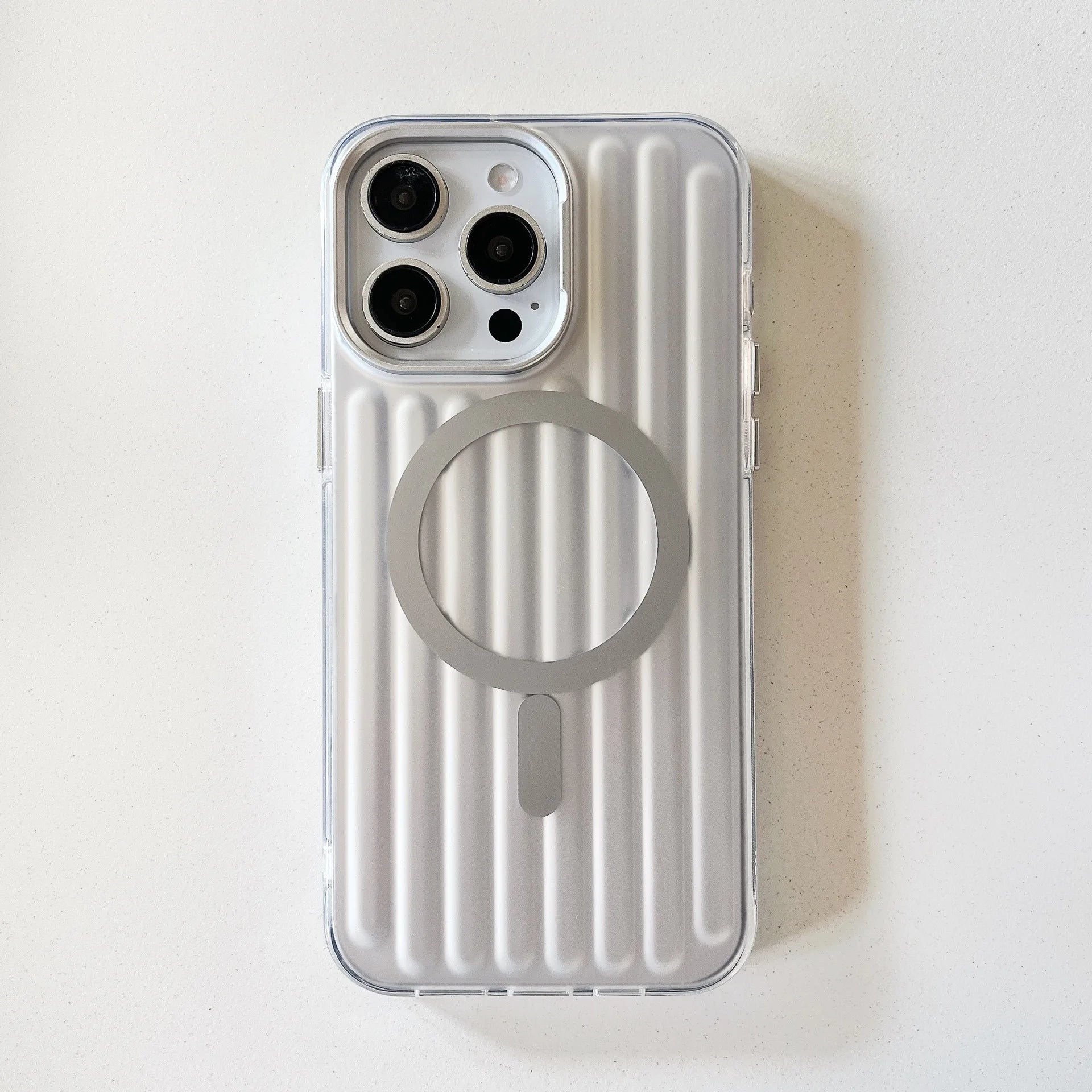 3D Corrugated Stripe Magnetic Phone Case