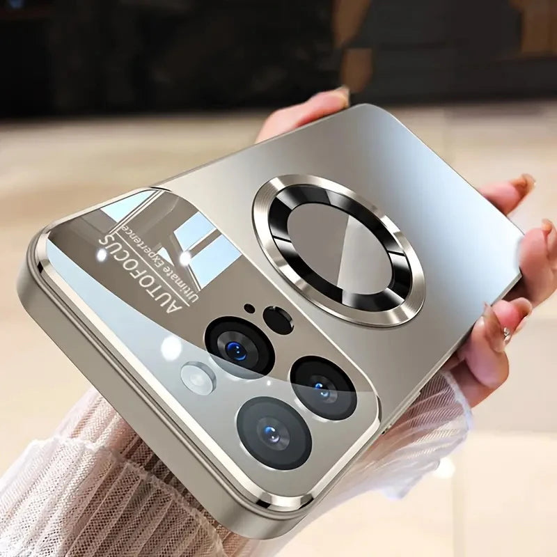 Titanium Magnetic Phone Case for iPhone