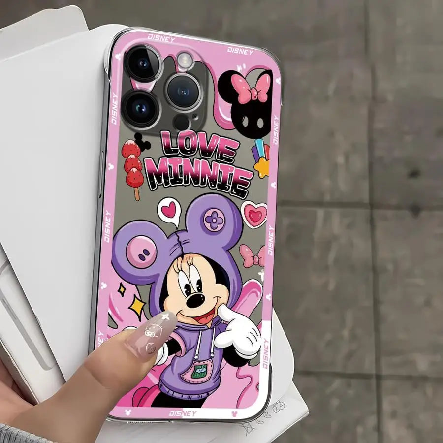 Disney Mickey & Minnie Clear Couple iPhone Case
