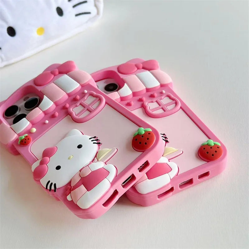 Hello Kitty Dessert Story Phone Case with Strap