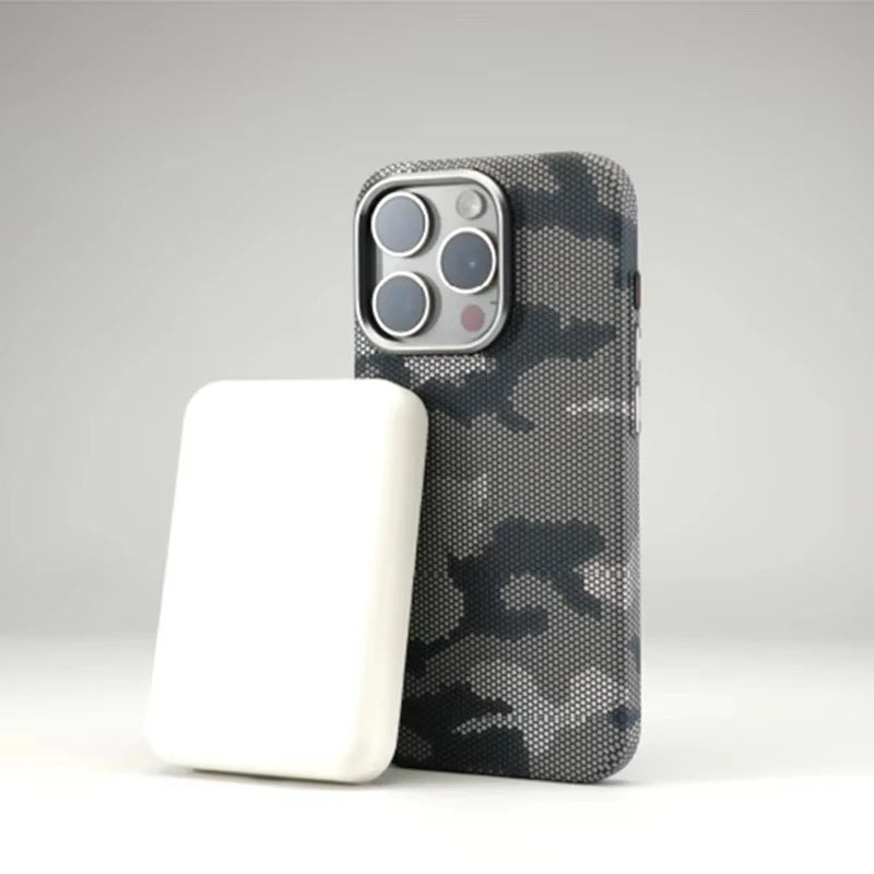 Camouflage Graffiti MagSafe Phone Case for iPhone