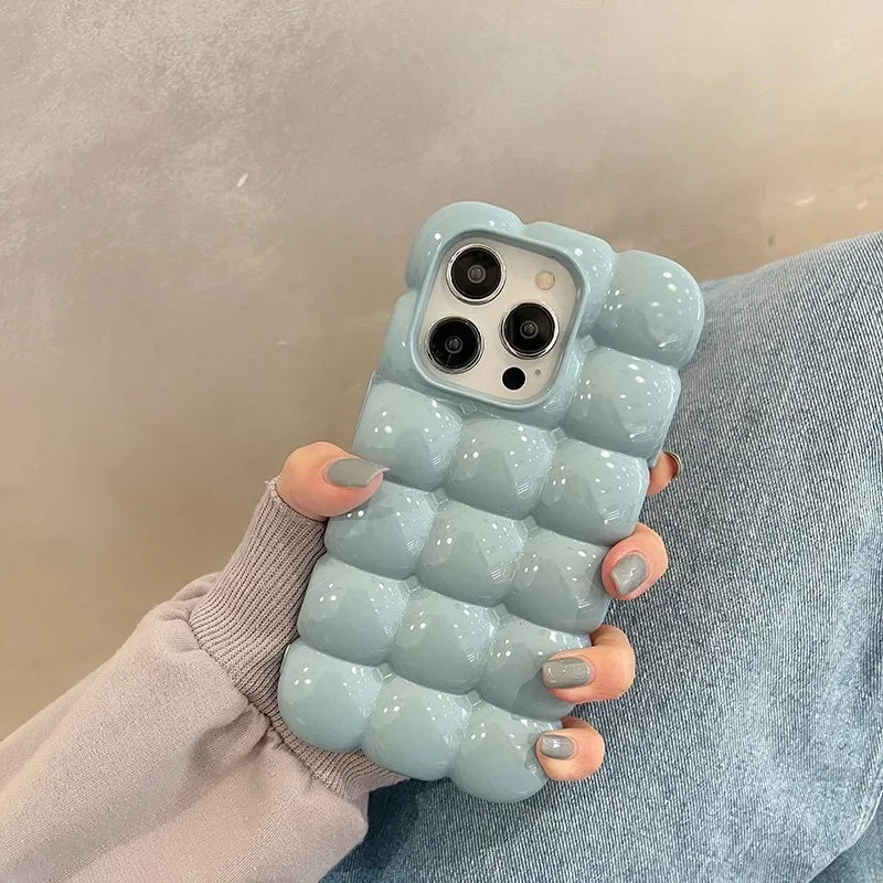 Cute 3D Block Candy Color Case for iPhone