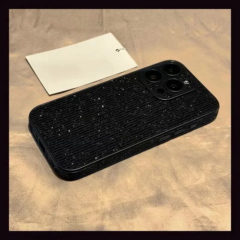 Glitter Bling Case with Camera Lens Protector for iPhone