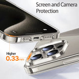 Clear MagSafe Case with Plated Edges for iPhone | Slim Protective Cover