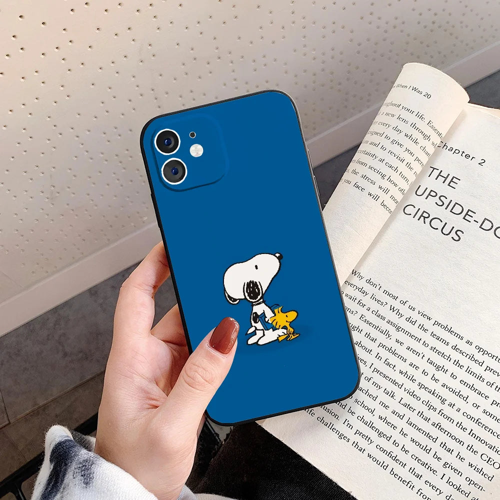 Anime Snoopy Soft Silicone Phone Case