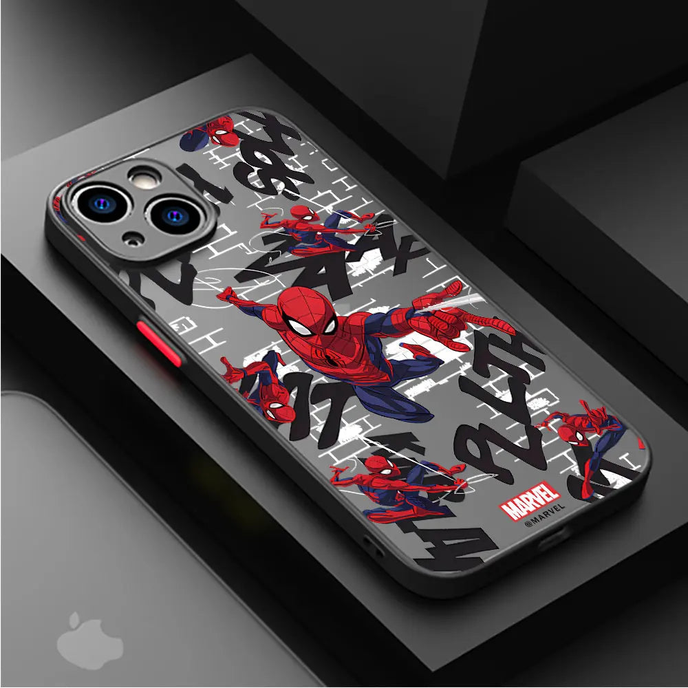 Spider-Man Graphic Clear iPhone Case