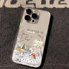 Merry Christmas Snow Phone Case for iPhone