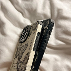 Retro Butterfly Silicone iPhone Case