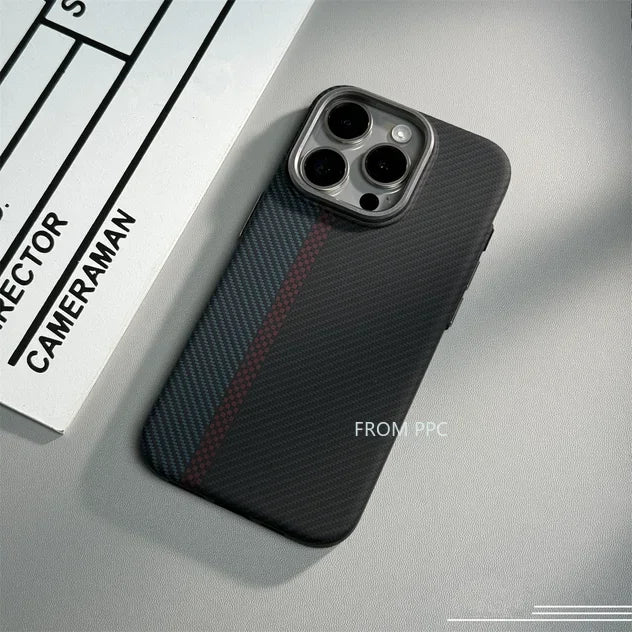Carbon Fiber MagSafe Phone Case for iPhone