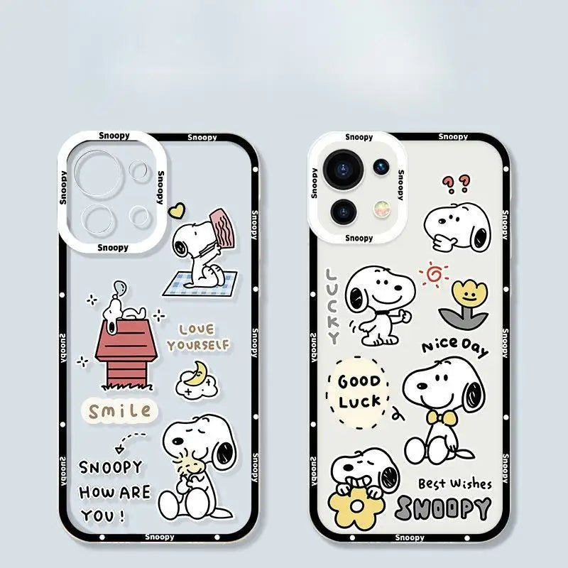 Clear Snoopy Soft Case for iPhone