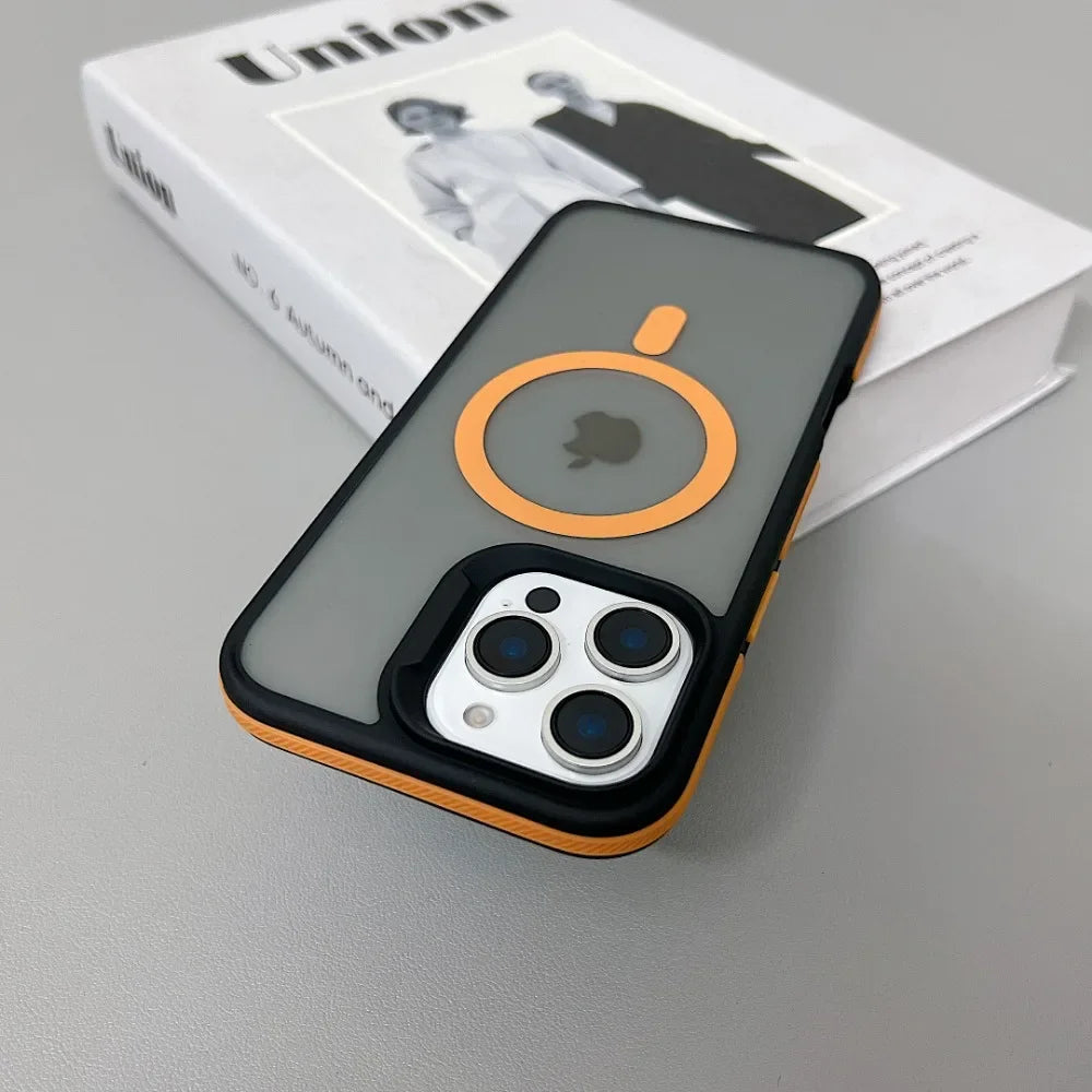 Magnetic Matte Armor Case for iPhone