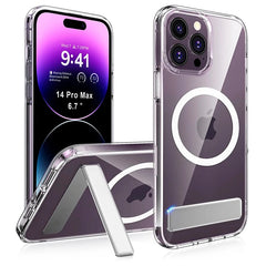 Clear MagSafe Case with Kickstand for iPhone