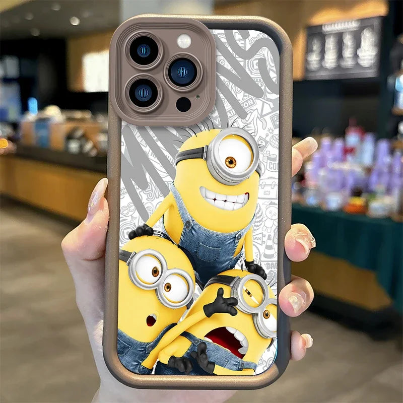 Cute Minions Cartoon iPhone Case