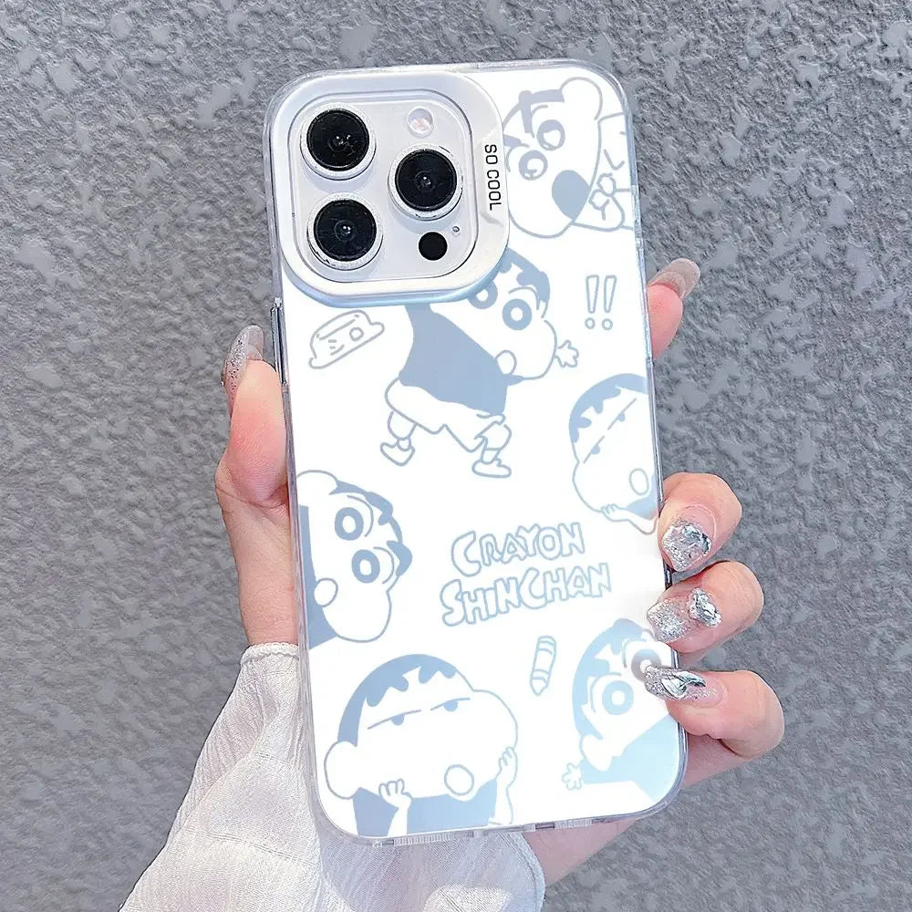 Funny Shin Chan Colorful iPhone Case