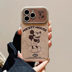 Mickey Leather Style Phone Case