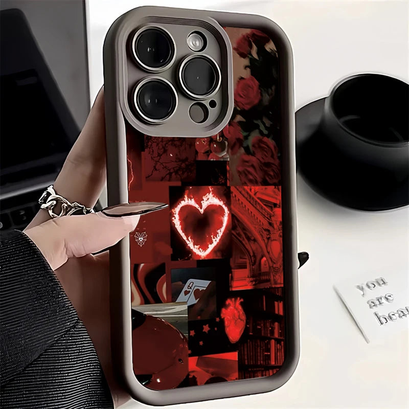Red Scenery Phone Case for iPhone