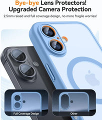 Magnetic Matte Armor Shockproof Case for iPhone with MagSafe