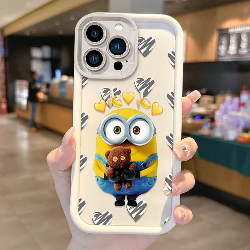 Cute Minions Cartoon iPhone Case